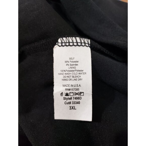 Find Me Plus - plus size little black dress, size 3XL - Picture 8 of 8